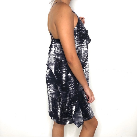 NWT BCBGMAXAZRIA Backless Ruffle Mini Dress - Picture 2 of 4